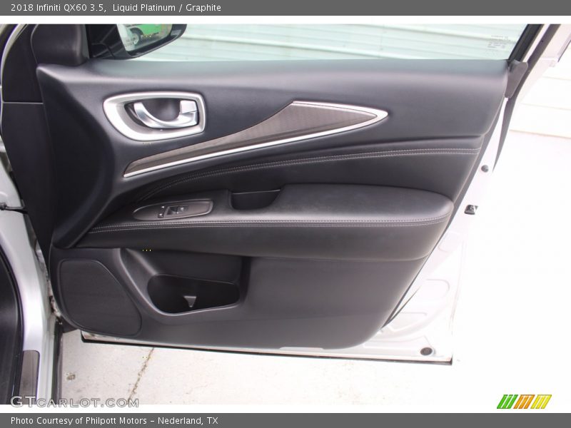 Liquid Platinum / Graphite 2018 Infiniti QX60 3.5