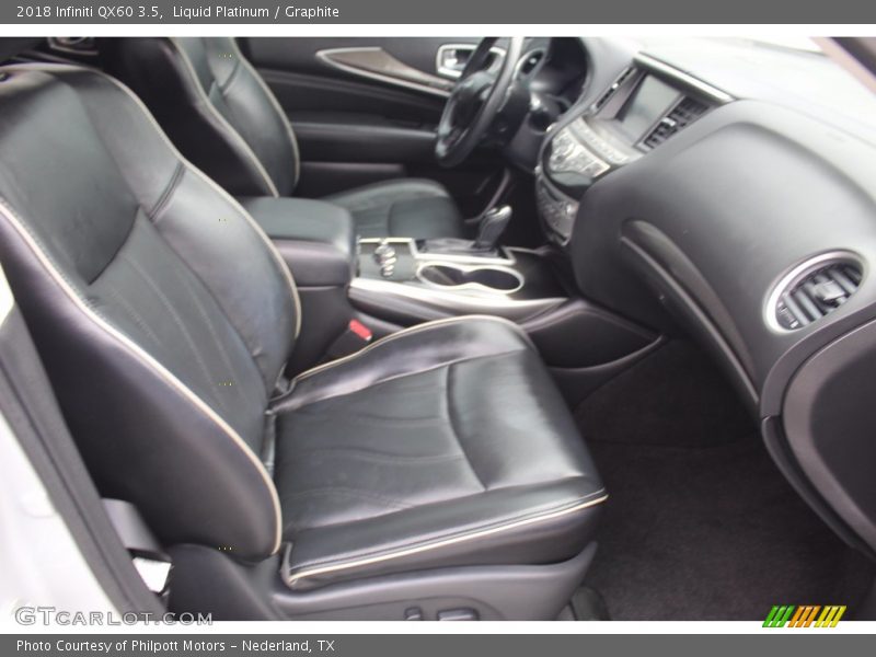 Liquid Platinum / Graphite 2018 Infiniti QX60 3.5