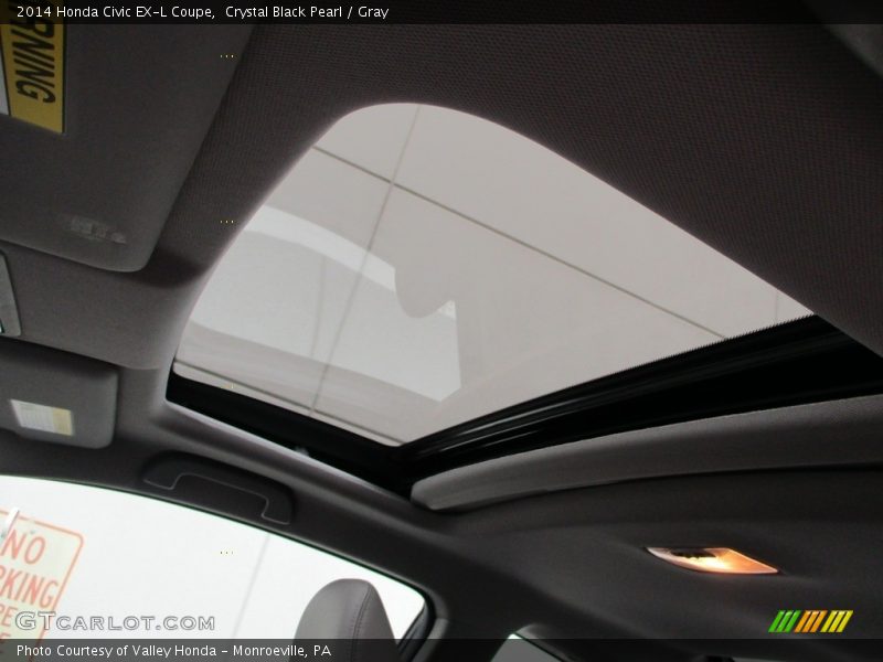Sunroof of 2014 Civic EX-L Coupe