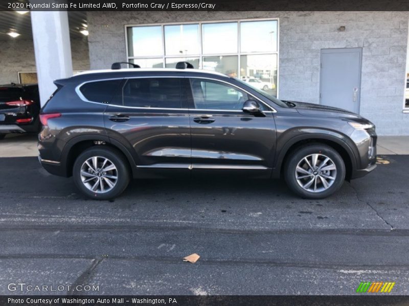 Portofino Gray / Espresso/Gray 2020 Hyundai Santa Fe Limited AWD