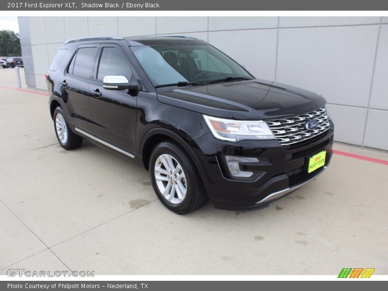 Shadow Black / Ebony Black 2017 Ford Explorer XLT