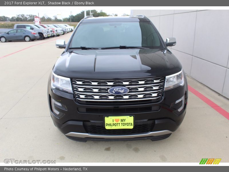 Shadow Black / Ebony Black 2017 Ford Explorer XLT