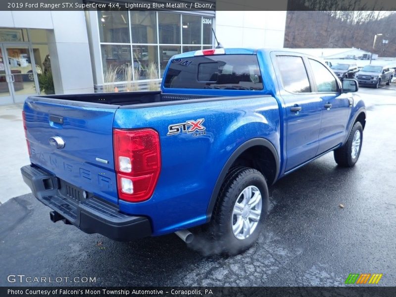 Lightning Blue Metallic / Ebony 2019 Ford Ranger STX SuperCrew 4x4