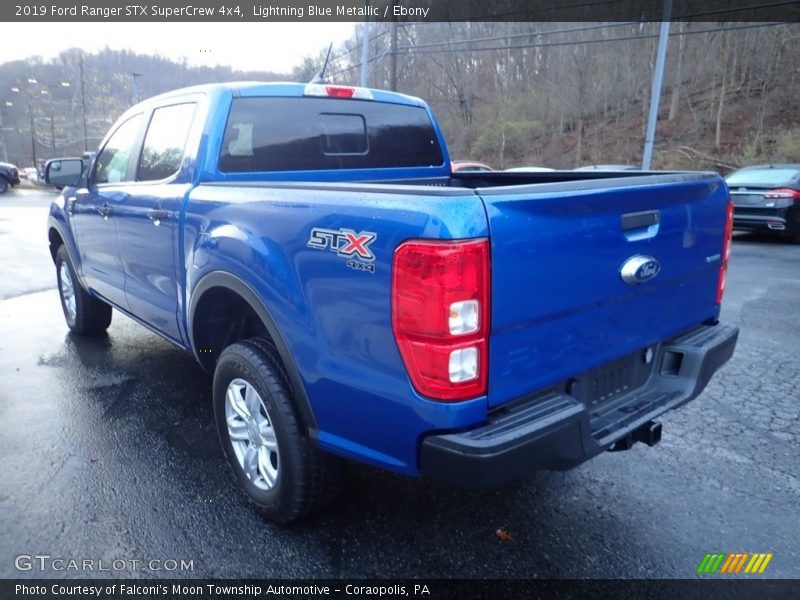 Lightning Blue Metallic / Ebony 2019 Ford Ranger STX SuperCrew 4x4