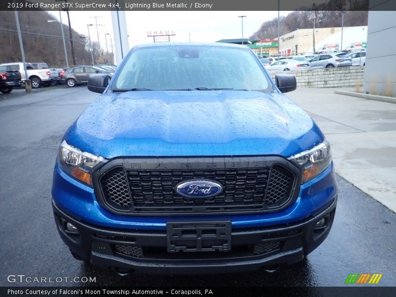 Lightning Blue Metallic / Ebony 2019 Ford Ranger STX SuperCrew 4x4