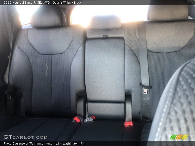 Quartz White / Black 2020 Hyundai Santa Fe SEL AWD