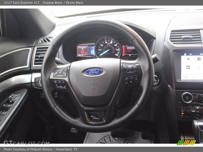 Shadow Black / Ebony Black 2017 Ford Explorer XLT