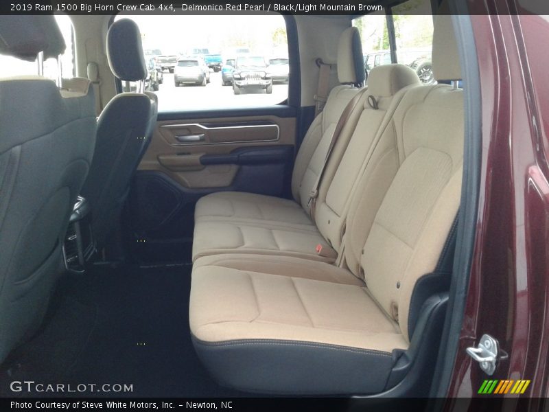Rear Seat of 2019 1500 Big Horn Crew Cab 4x4