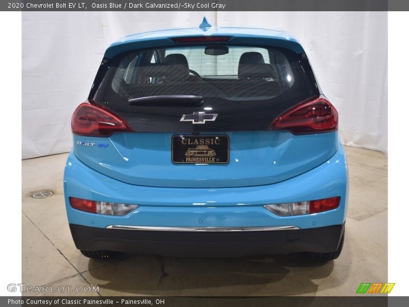 Oasis Blue / Dark Galvanized/­Sky Cool Gray 2020 Chevrolet Bolt EV LT