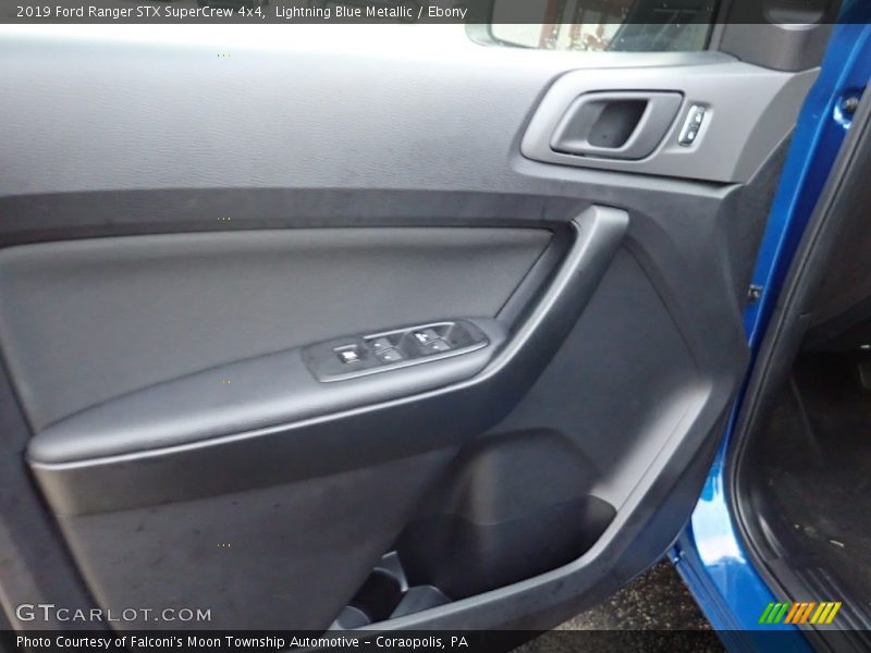 Lightning Blue Metallic / Ebony 2019 Ford Ranger STX SuperCrew 4x4