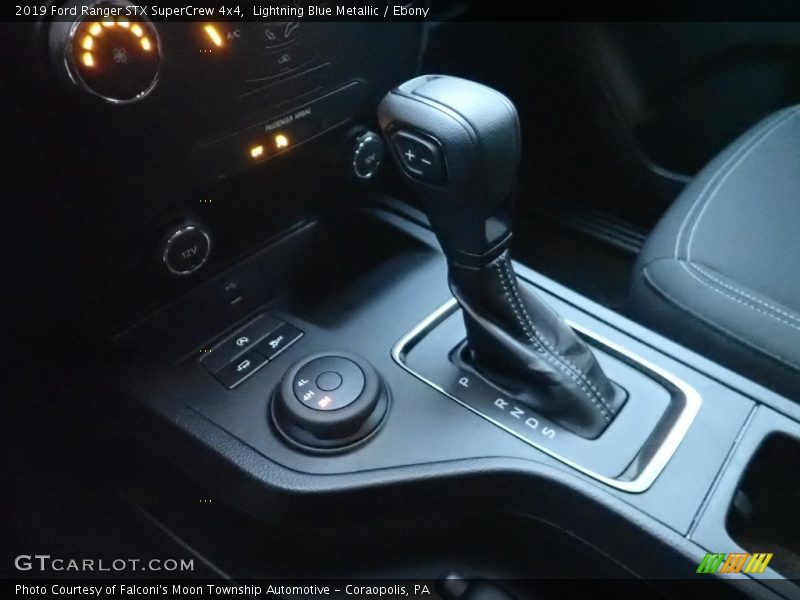 Lightning Blue Metallic / Ebony 2019 Ford Ranger STX SuperCrew 4x4