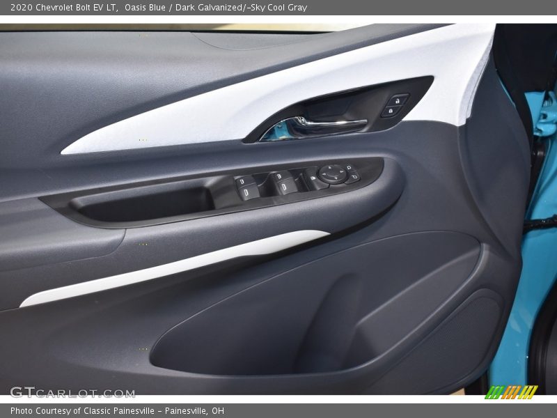 Oasis Blue / Dark Galvanized/­Sky Cool Gray 2020 Chevrolet Bolt EV LT