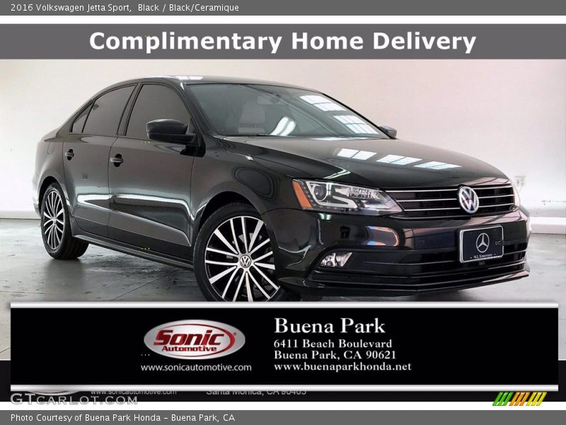 Black / Black/Ceramique 2016 Volkswagen Jetta Sport