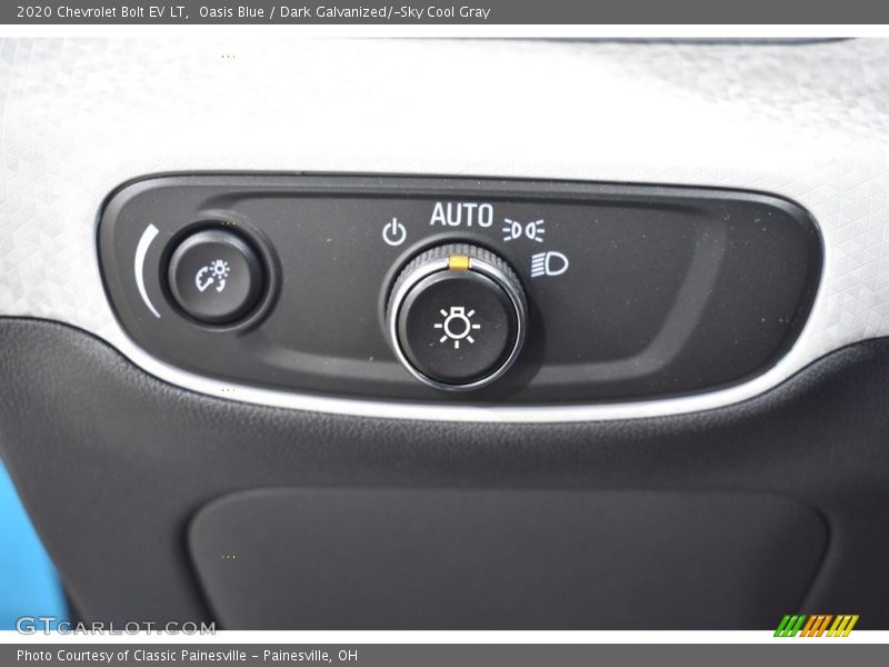 Oasis Blue / Dark Galvanized/­Sky Cool Gray 2020 Chevrolet Bolt EV LT