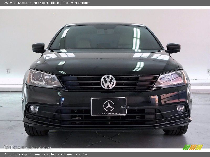 Black / Black/Ceramique 2016 Volkswagen Jetta Sport