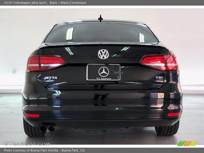 Black / Black/Ceramique 2016 Volkswagen Jetta Sport