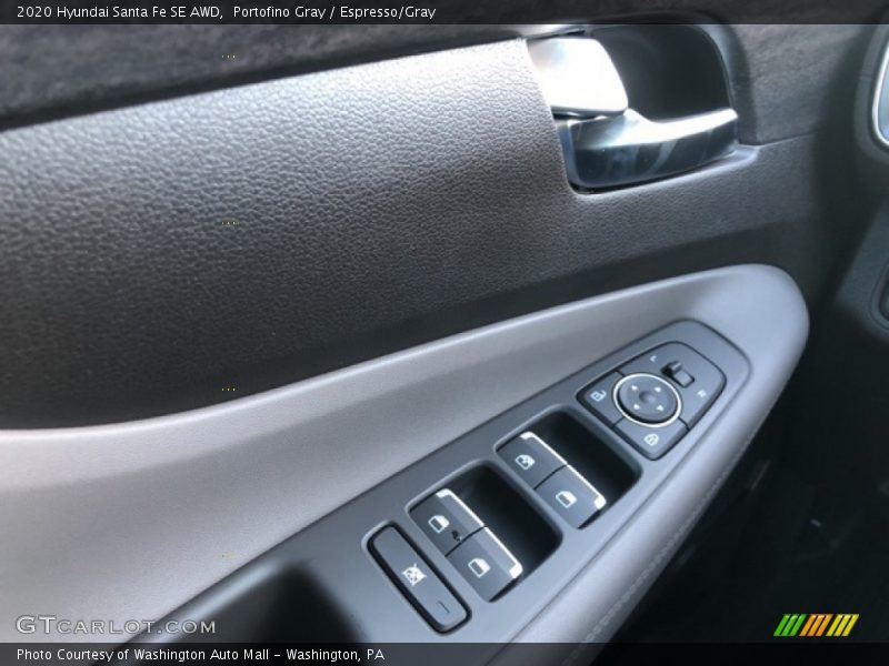 Portofino Gray / Espresso/Gray 2020 Hyundai Santa Fe SE AWD