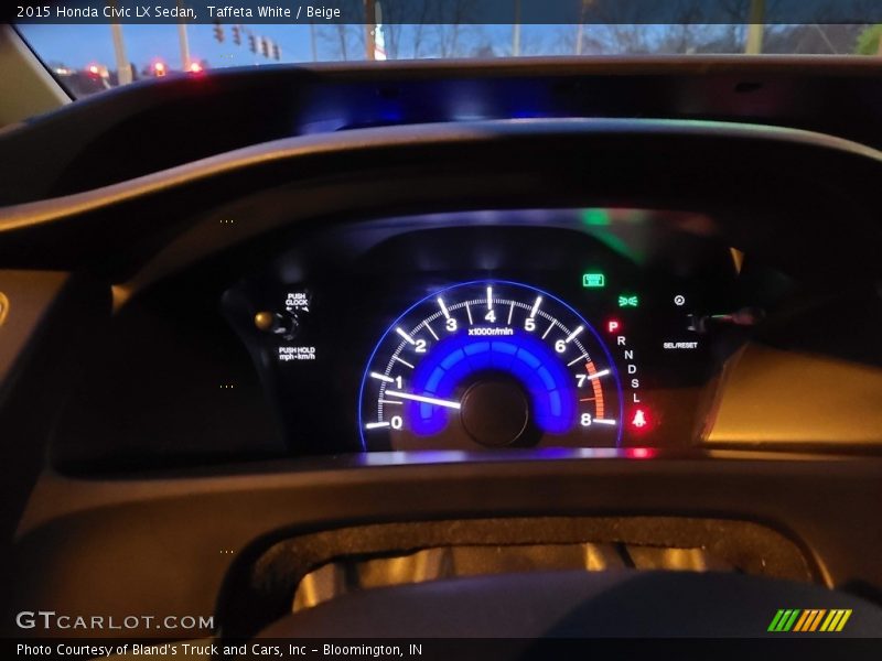 Taffeta White / Beige 2015 Honda Civic LX Sedan