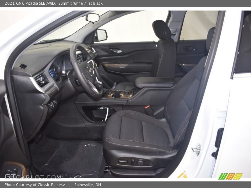 Summit White / Jet Black 2021 GMC Acadia SLE AWD