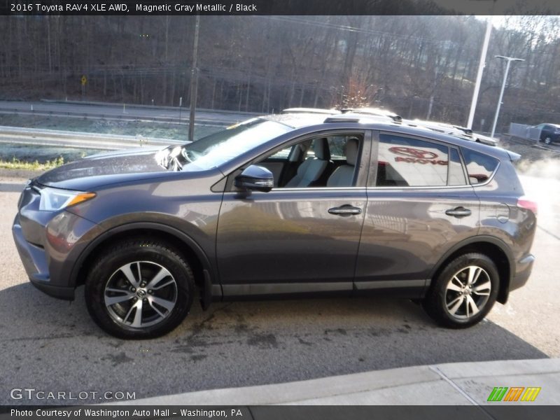 Magnetic Gray Metallic / Black 2016 Toyota RAV4 XLE AWD