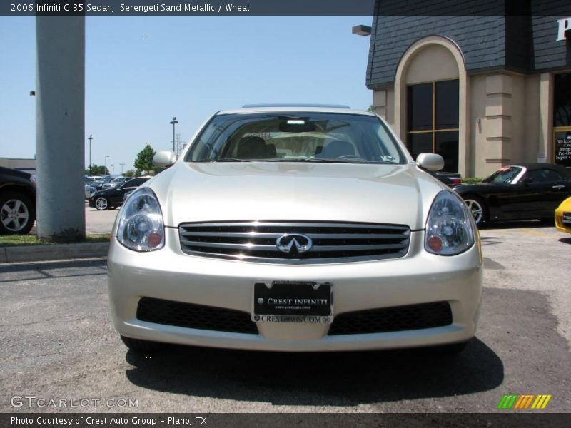 Serengeti Sand Metallic / Wheat 2006 Infiniti G 35 Sedan