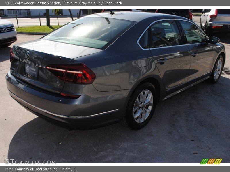 Platinum Gray Metallic / Titan Black 2017 Volkswagen Passat S Sedan