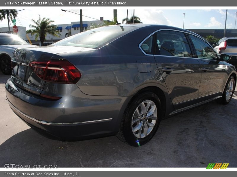 Platinum Gray Metallic / Titan Black 2017 Volkswagen Passat S Sedan