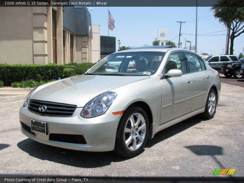 Serengeti Sand Metallic / Wheat 2006 Infiniti G 35 Sedan