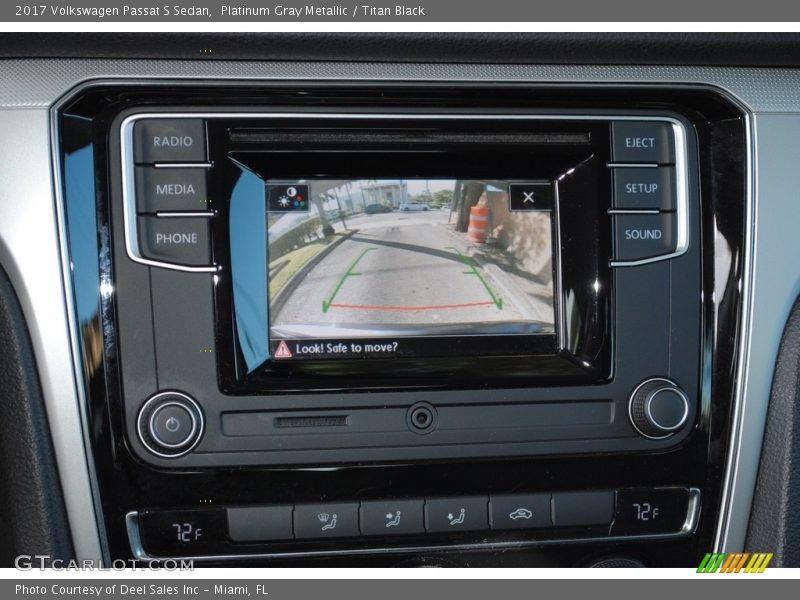 Platinum Gray Metallic / Titan Black 2017 Volkswagen Passat S Sedan