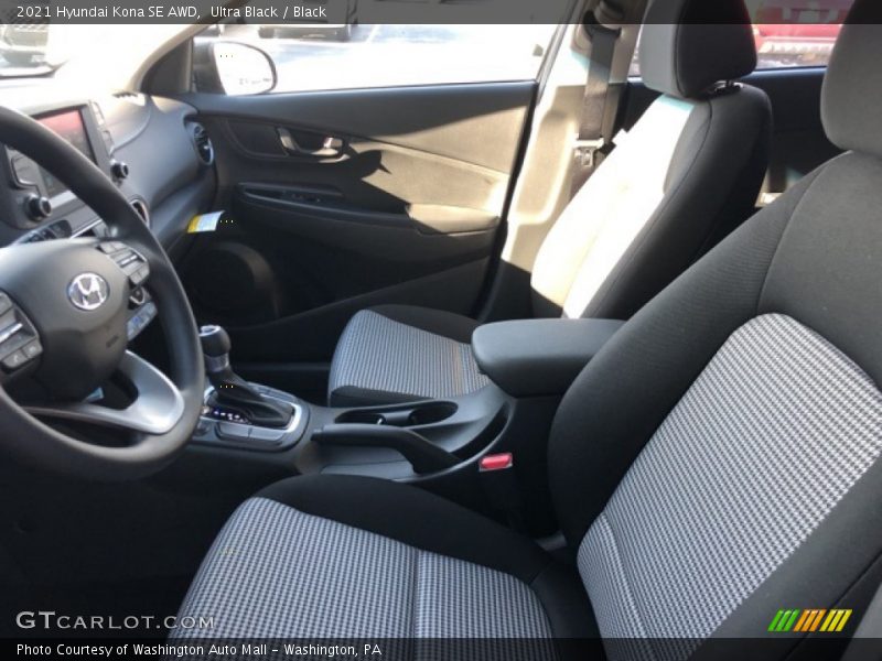 Ultra Black / Black 2021 Hyundai Kona SE AWD