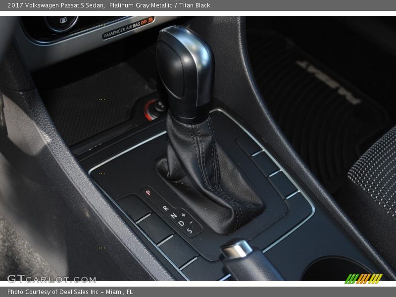 Platinum Gray Metallic / Titan Black 2017 Volkswagen Passat S Sedan