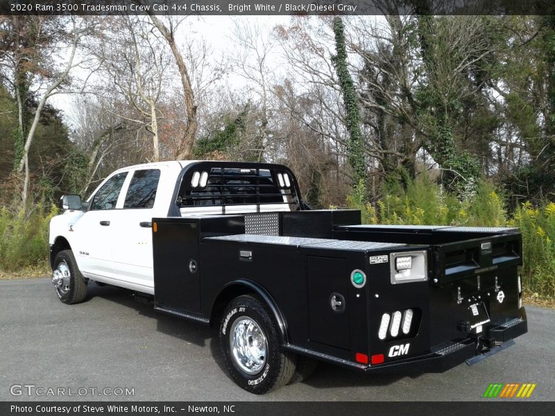 Bright White / Black/Diesel Gray 2020 Ram 3500 Tradesman Crew Cab 4x4 Chassis