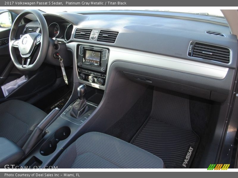 Platinum Gray Metallic / Titan Black 2017 Volkswagen Passat S Sedan