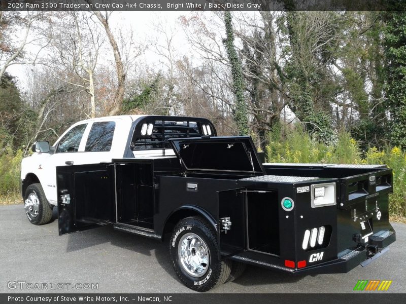 Bright White / Black/Diesel Gray 2020 Ram 3500 Tradesman Crew Cab 4x4 Chassis