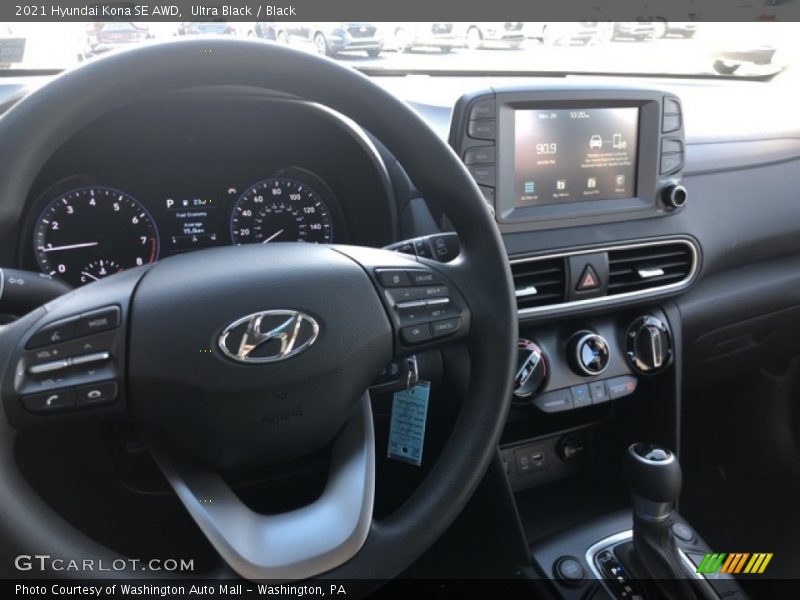 Ultra Black / Black 2021 Hyundai Kona SE AWD