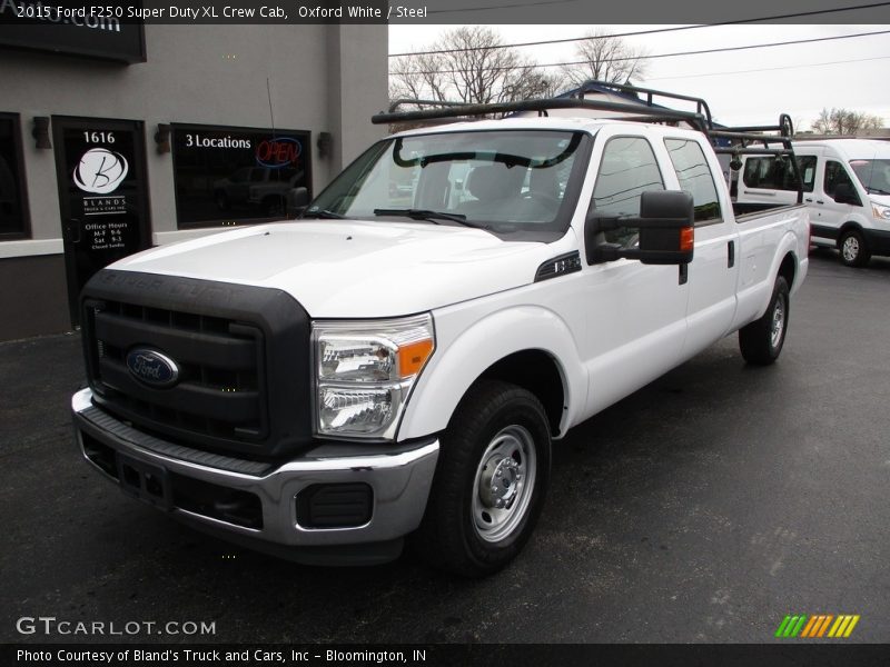 Oxford White / Steel 2015 Ford F250 Super Duty XL Crew Cab