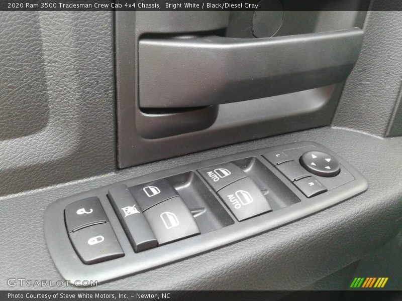 Bright White / Black/Diesel Gray 2020 Ram 3500 Tradesman Crew Cab 4x4 Chassis