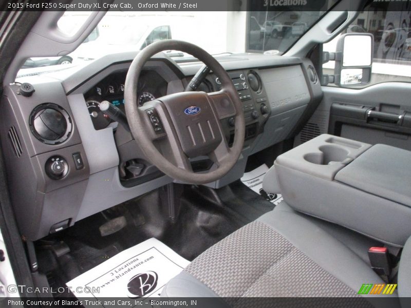 Oxford White / Steel 2015 Ford F250 Super Duty XL Crew Cab