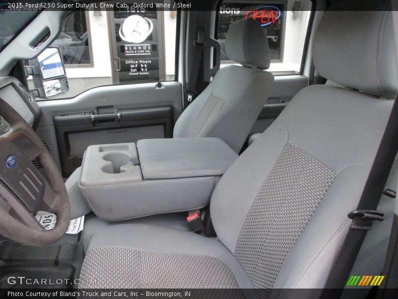 Oxford White / Steel 2015 Ford F250 Super Duty XL Crew Cab