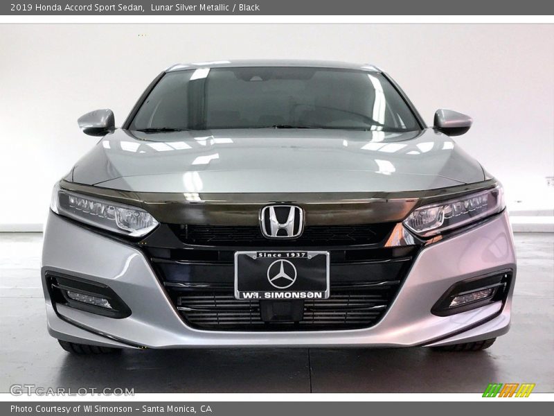 Lunar Silver Metallic / Black 2019 Honda Accord Sport Sedan