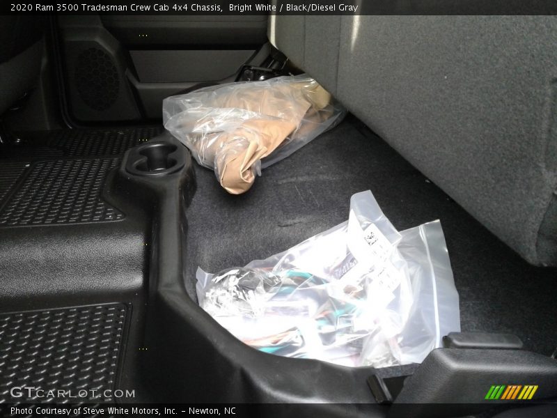 Bright White / Black/Diesel Gray 2020 Ram 3500 Tradesman Crew Cab 4x4 Chassis