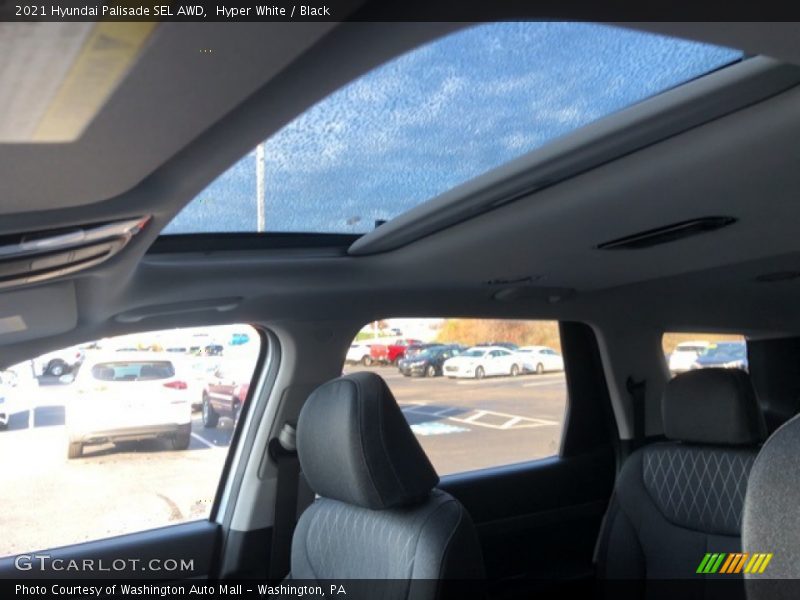 Hyper White / Black 2021 Hyundai Palisade SEL AWD