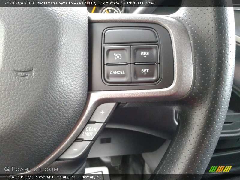 Bright White / Black/Diesel Gray 2020 Ram 3500 Tradesman Crew Cab 4x4 Chassis