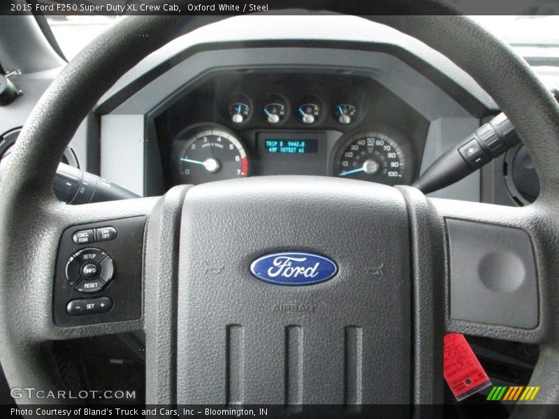Oxford White / Steel 2015 Ford F250 Super Duty XL Crew Cab
