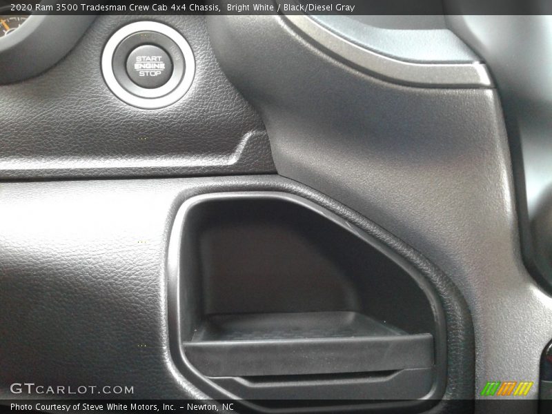 Bright White / Black/Diesel Gray 2020 Ram 3500 Tradesman Crew Cab 4x4 Chassis