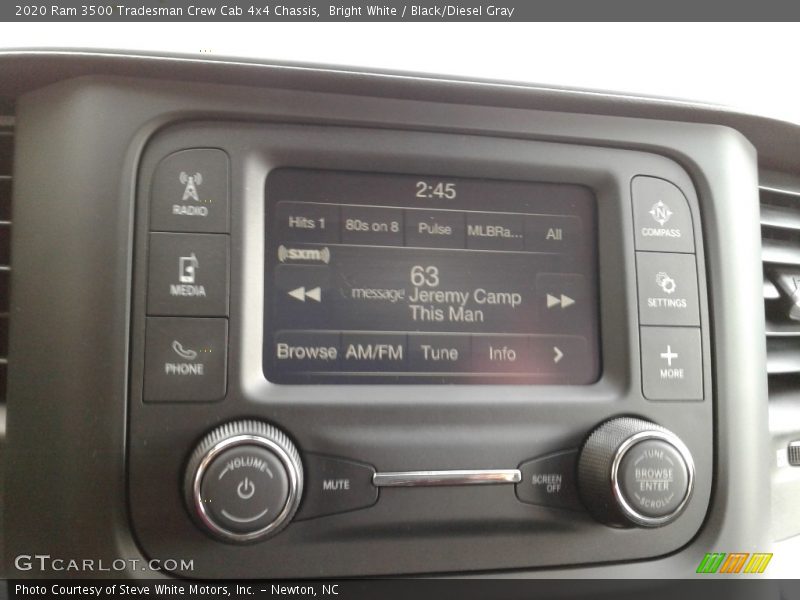 Bright White / Black/Diesel Gray 2020 Ram 3500 Tradesman Crew Cab 4x4 Chassis
