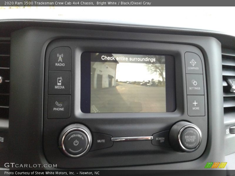 Bright White / Black/Diesel Gray 2020 Ram 3500 Tradesman Crew Cab 4x4 Chassis