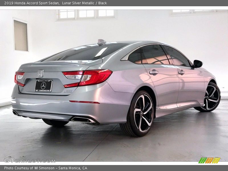 Lunar Silver Metallic / Black 2019 Honda Accord Sport Sedan