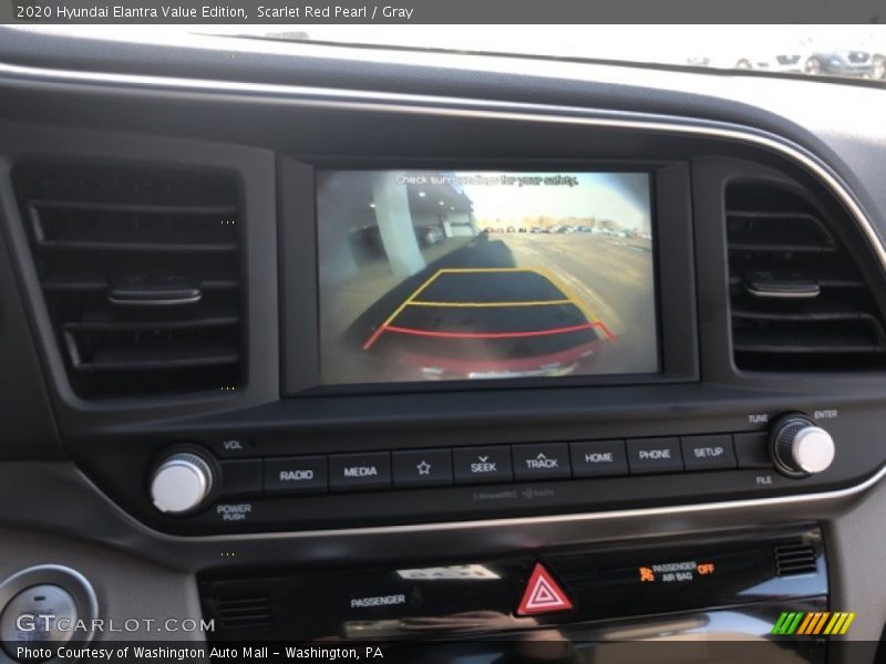 Scarlet Red Pearl / Gray 2020 Hyundai Elantra Value Edition
