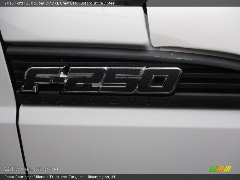 Oxford White / Steel 2015 Ford F250 Super Duty XL Crew Cab